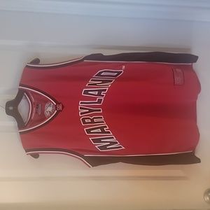University of Maryland Terps "3" sleeveless basketball jersey